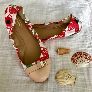 💋 Sale! Coach Delphine Ballet Flats+Free🎁